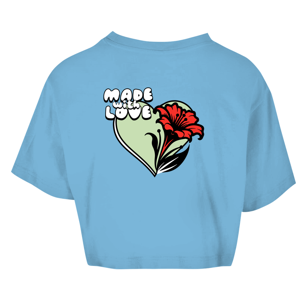 Crop Top Oversize - Flower