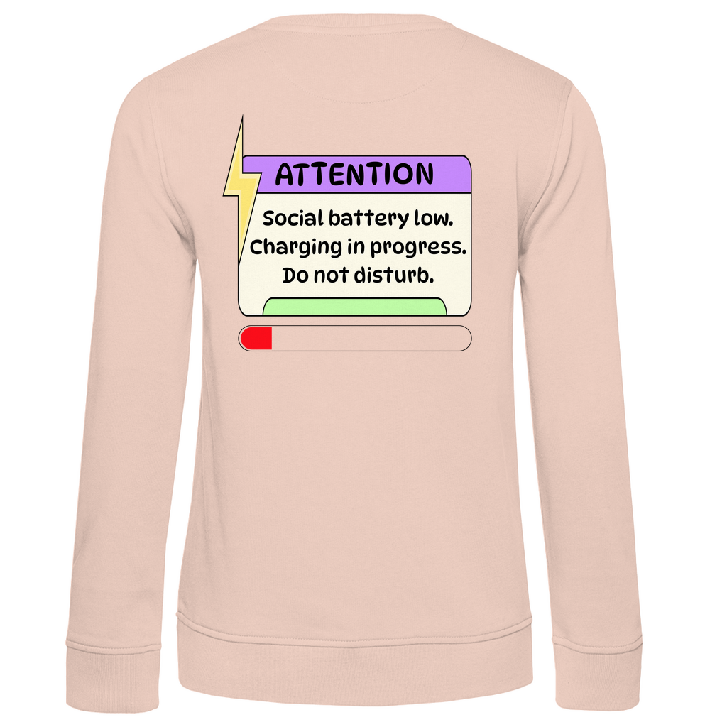 Sweatshirt Damen - Attention