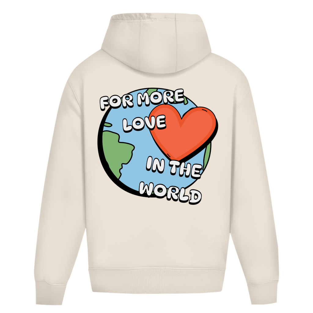 Hoodie ohne Kordel - World
