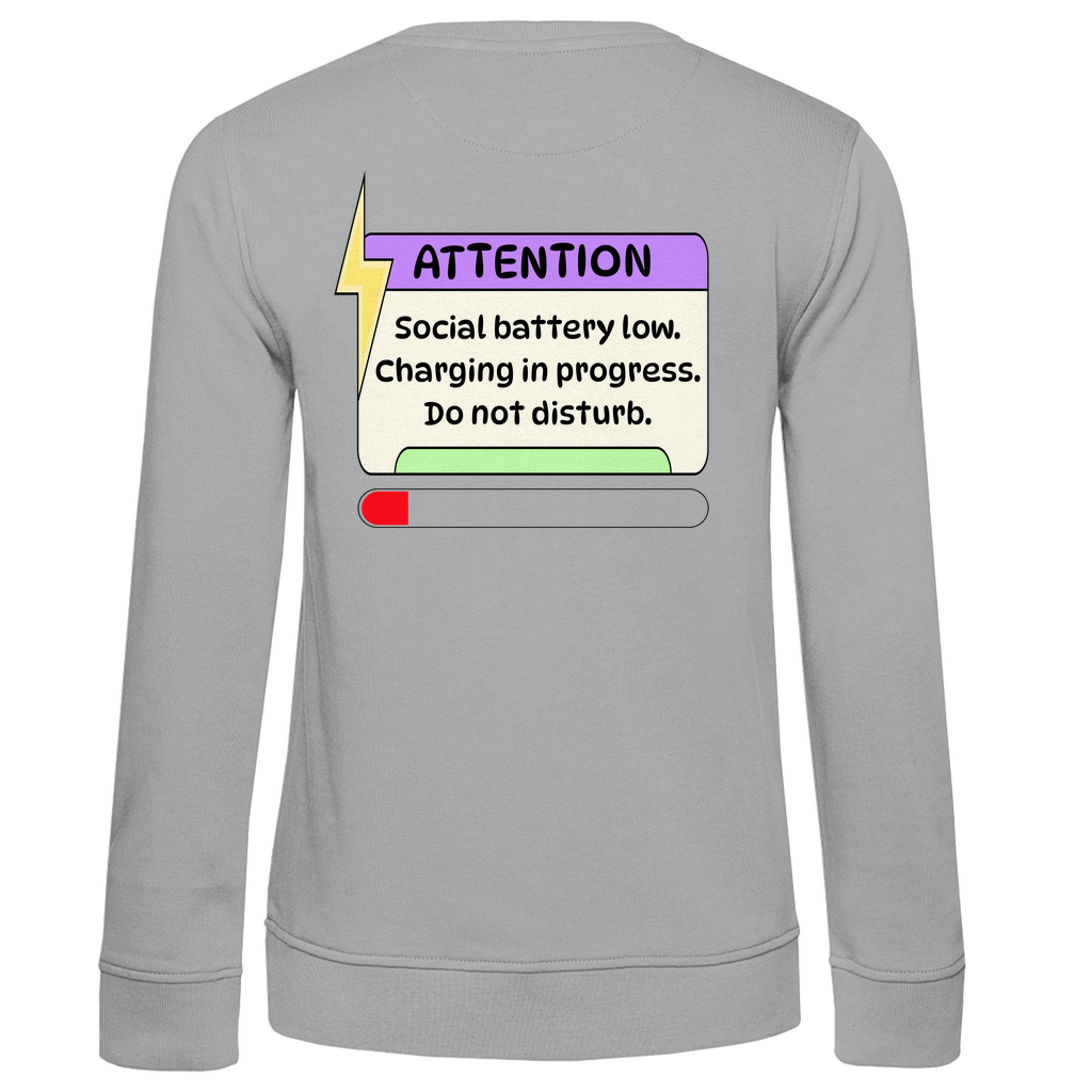 Sweatshirt Damen - Attention