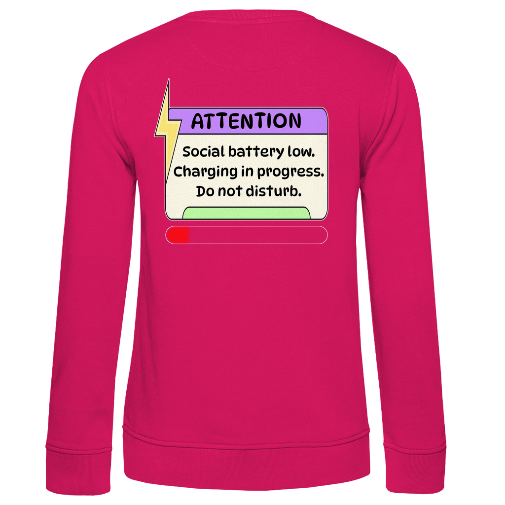 Sweatshirt Damen - Attention