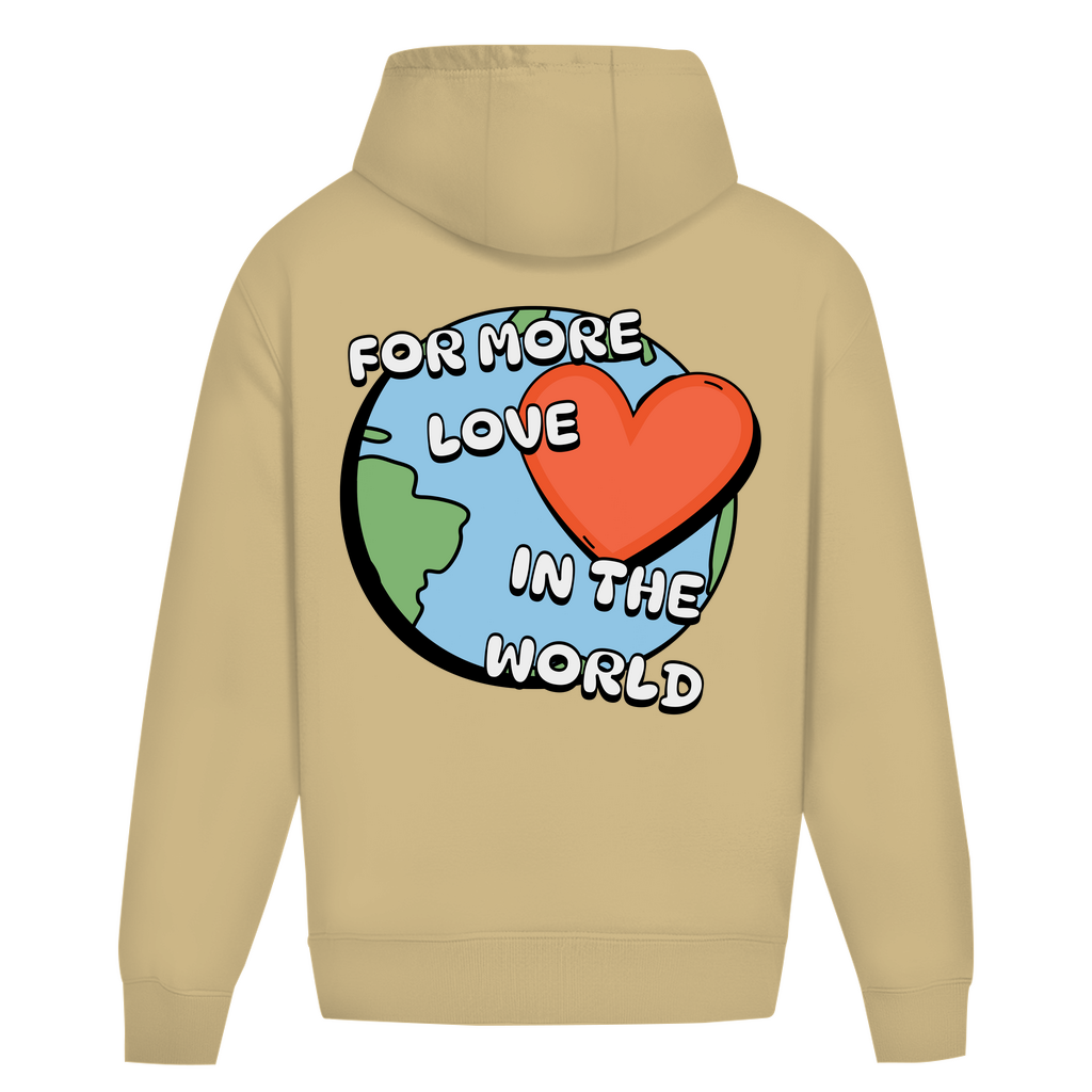 Hoodie ohne Kordel - World