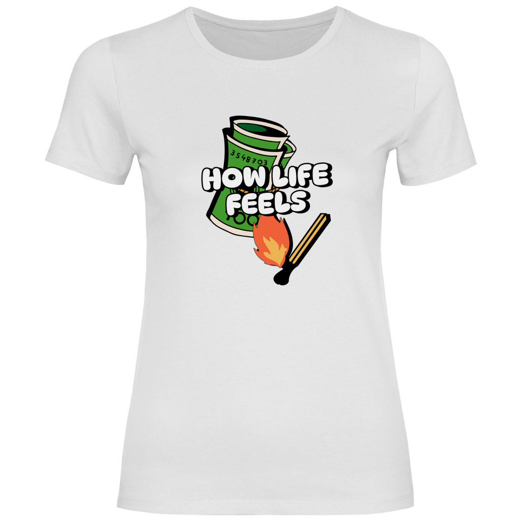 T-Shirt Damen - Money