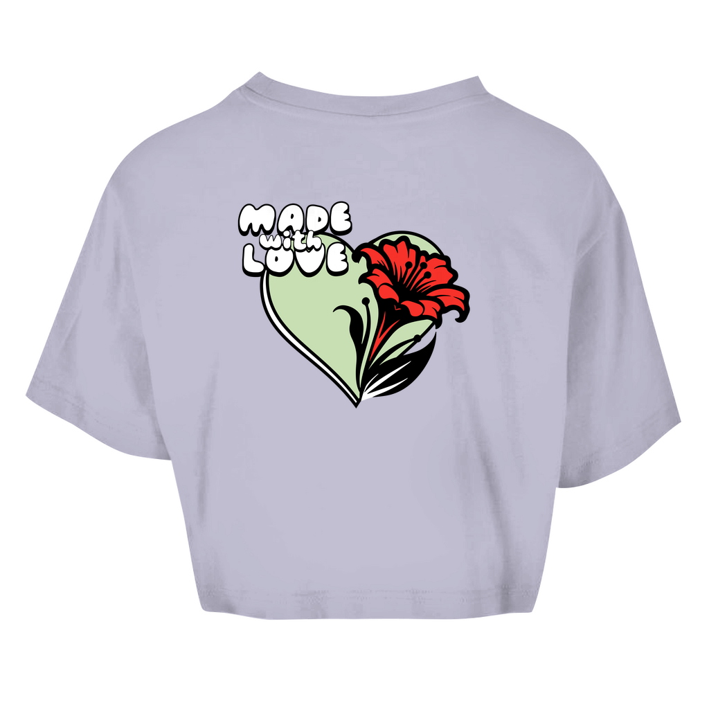 Crop Top Oversize - Flower