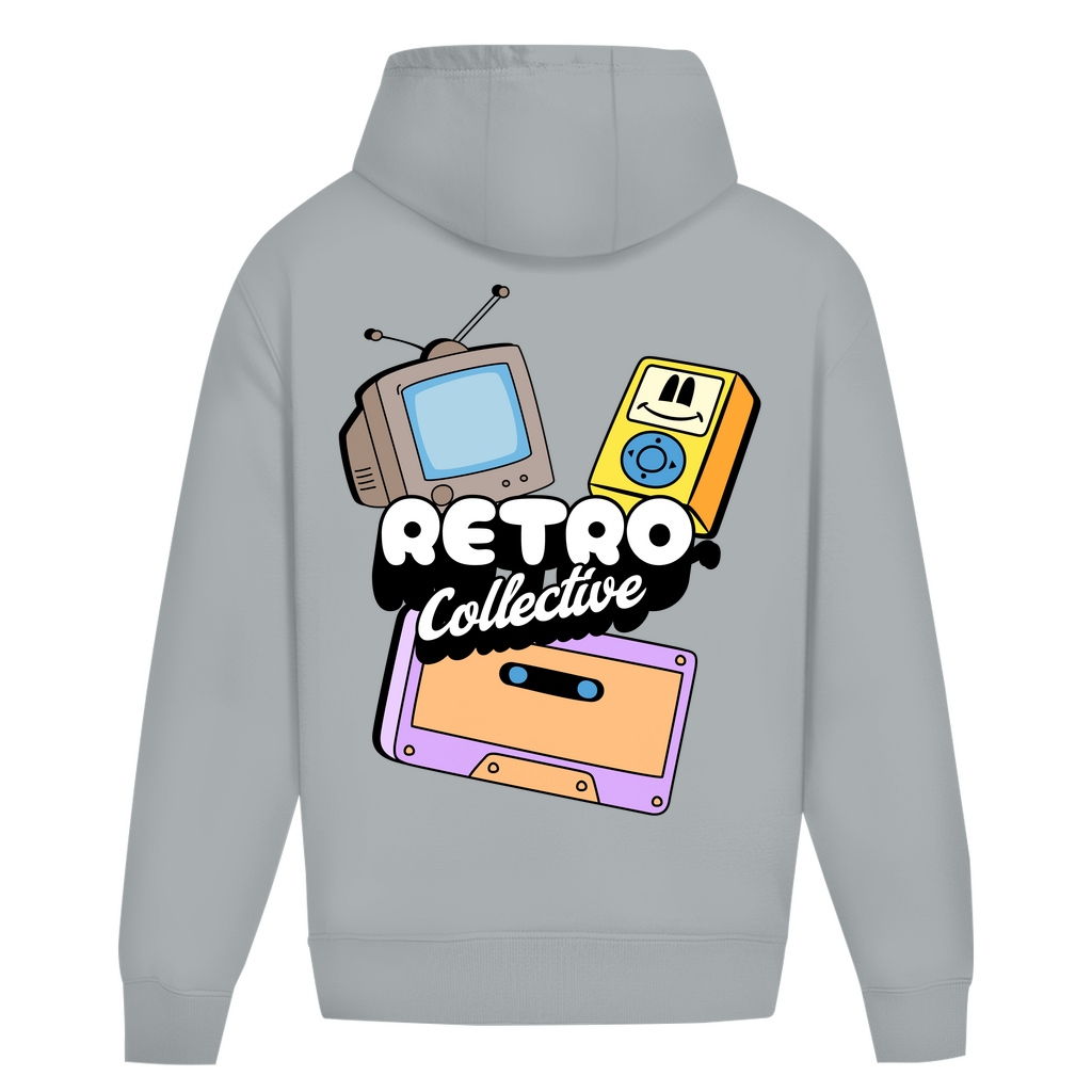 Hoodie ohne Kordel - Retro