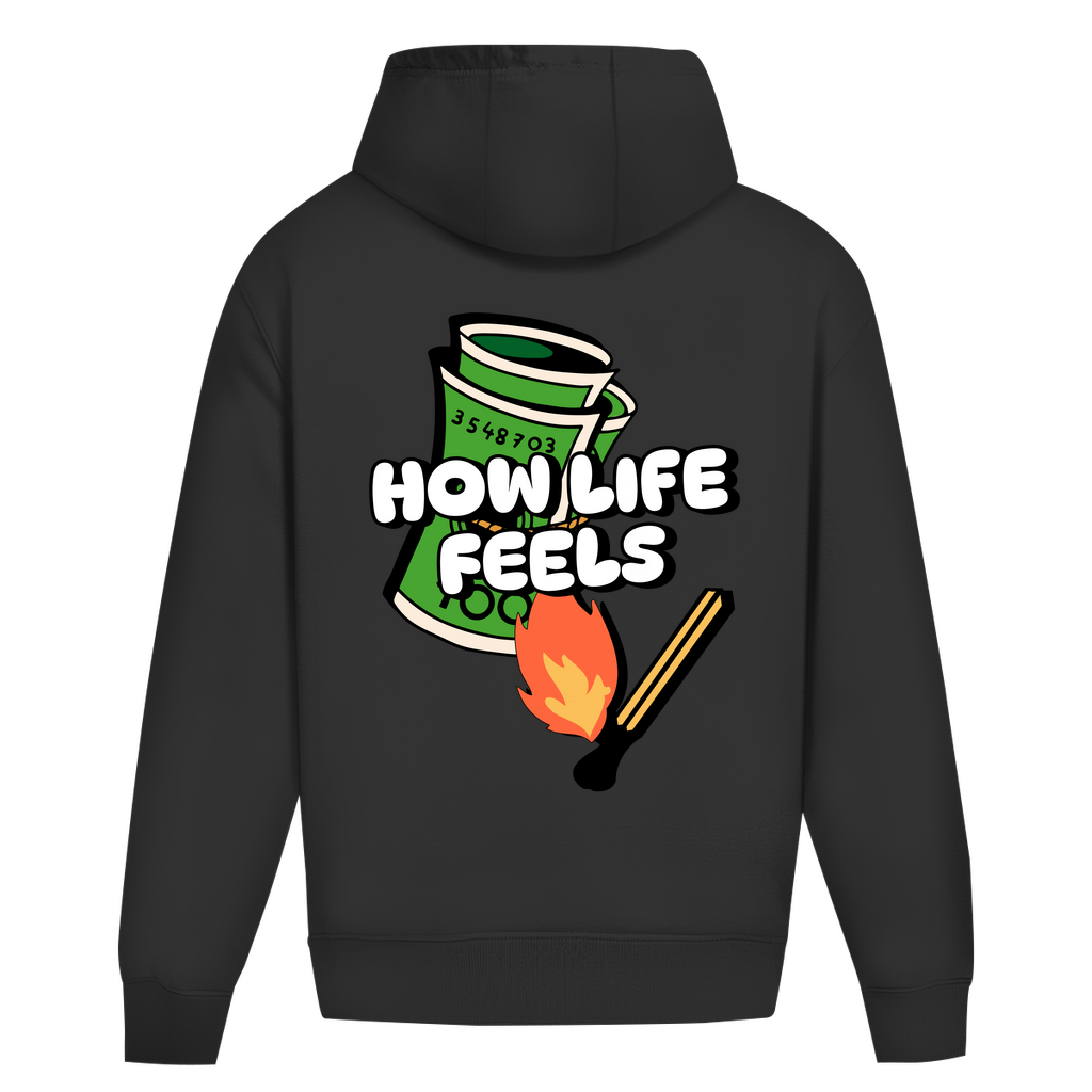 Hoodie ohne Kordel - Money