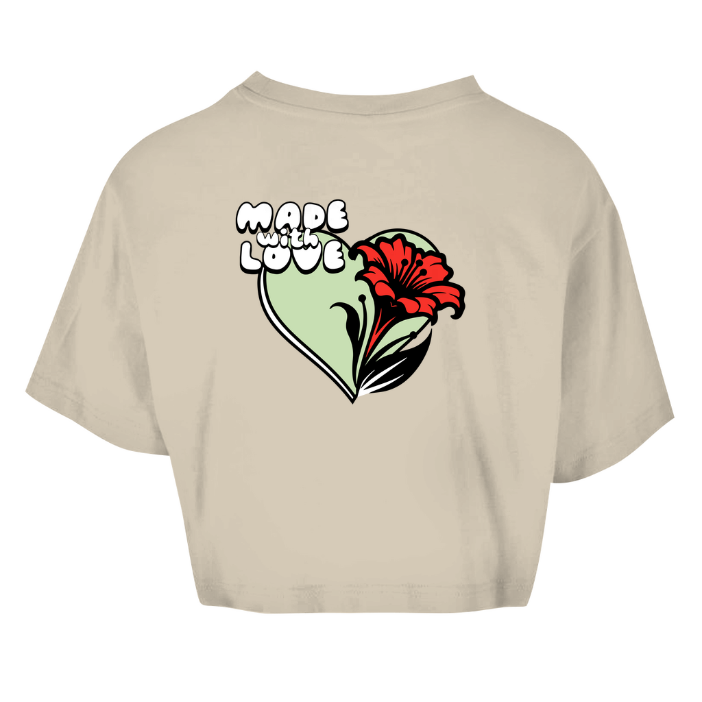 Crop Top Oversize - Flower