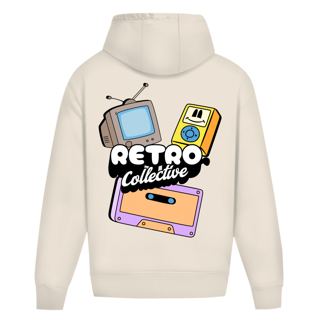 Hoodie ohne Kordel - Retro