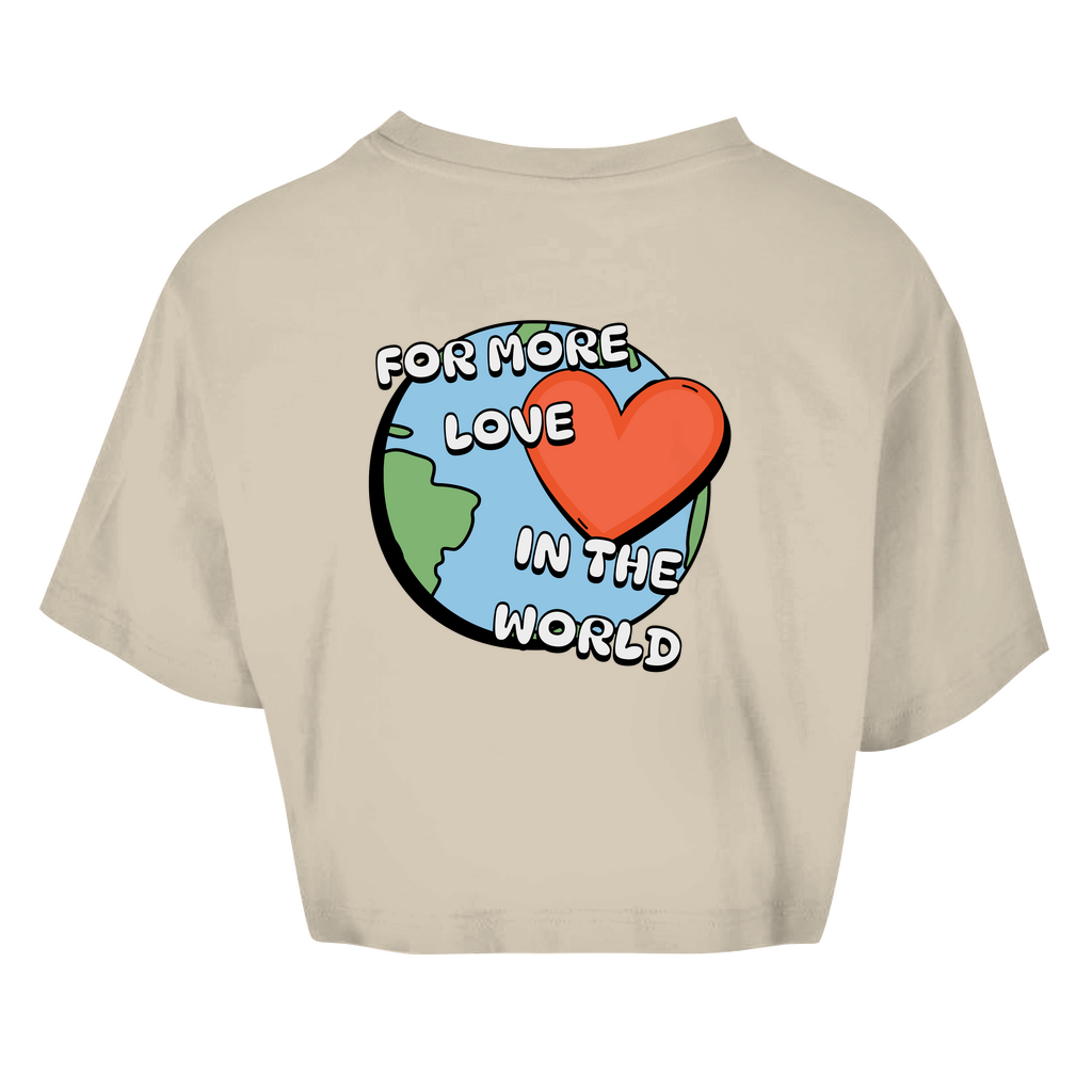 Crop Top Oversize - World