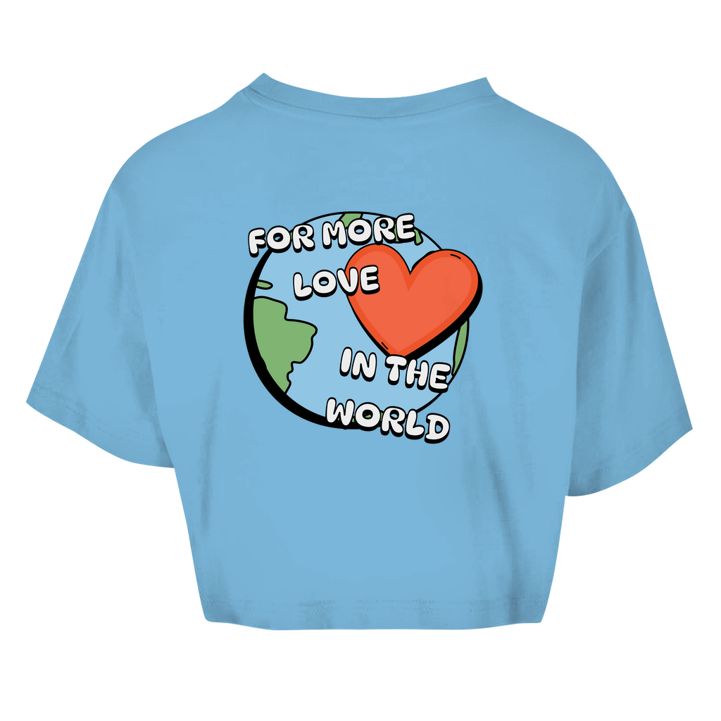 Crop Top Oversize - World