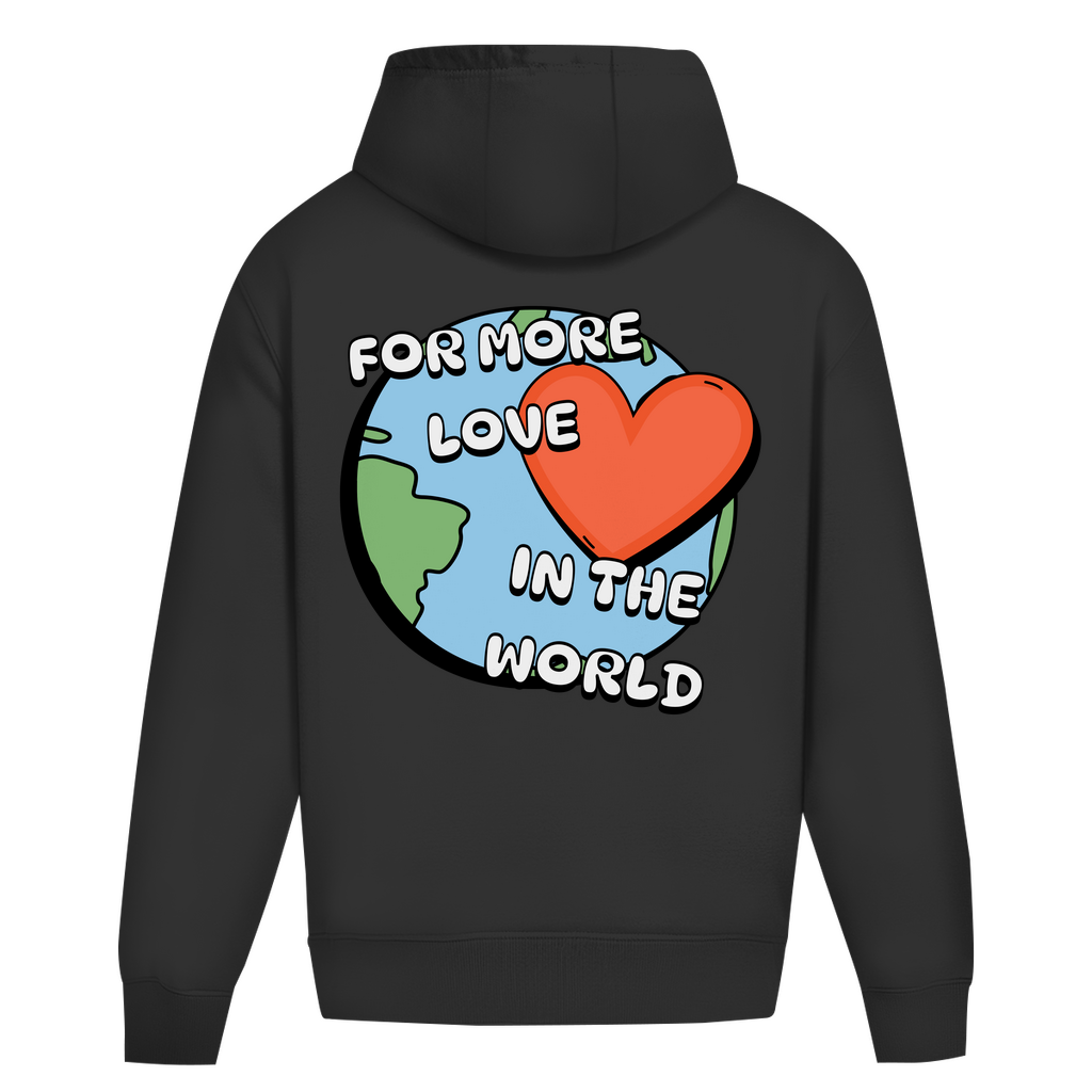Hoodie ohne Kordel - World