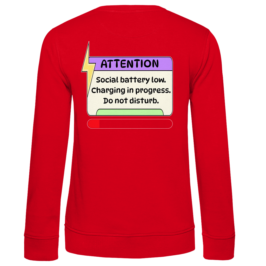 Sweatshirt Damen - Attention