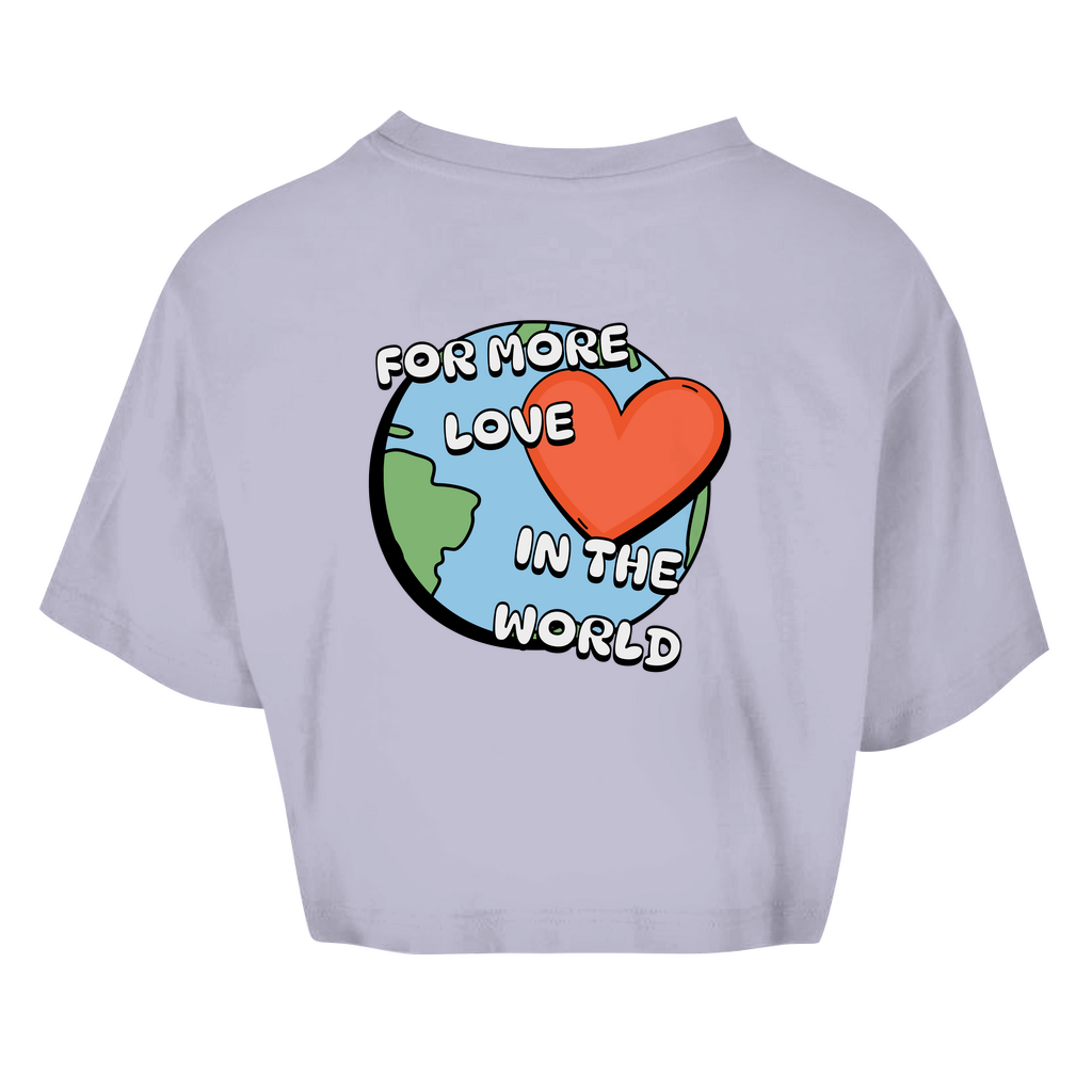 Crop Top Oversize - World