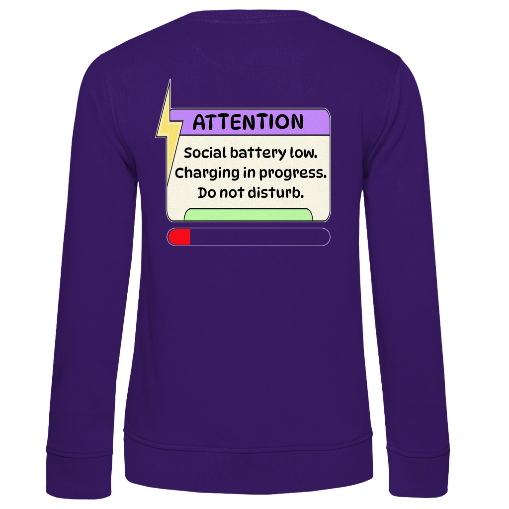 Sweatshirt Damen - Attention