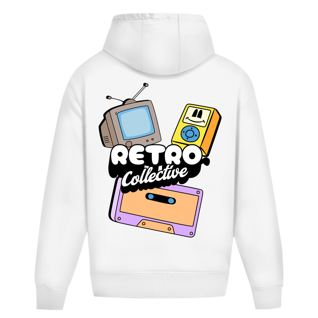 Hoodie ohne Kordel - Retro