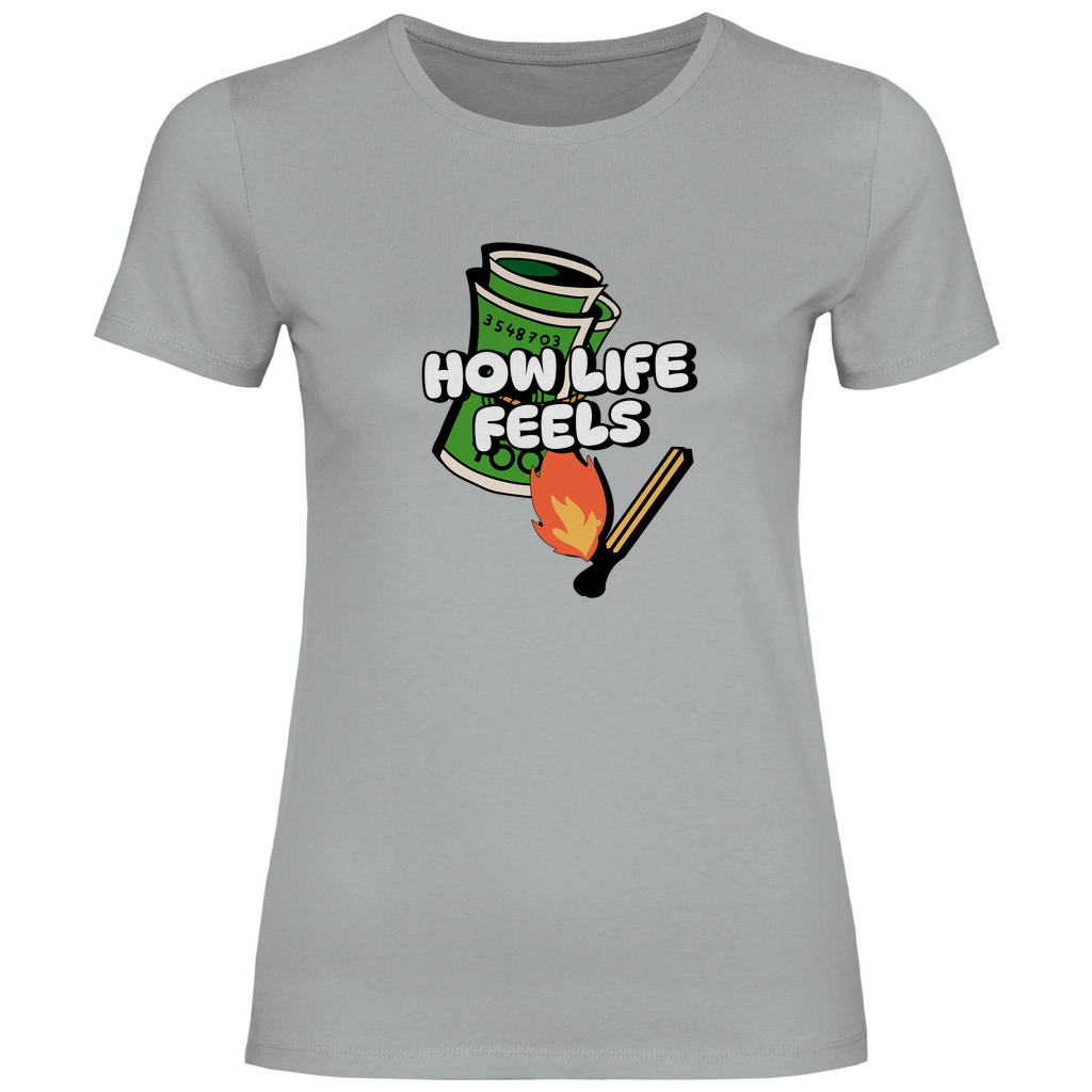 T-Shirt Damen - Money