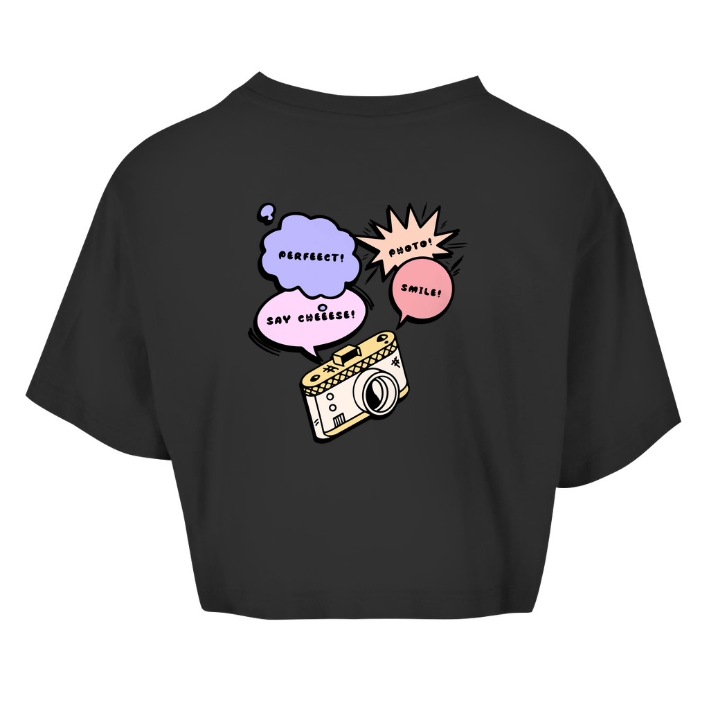 Crop Top Oversize - Camera