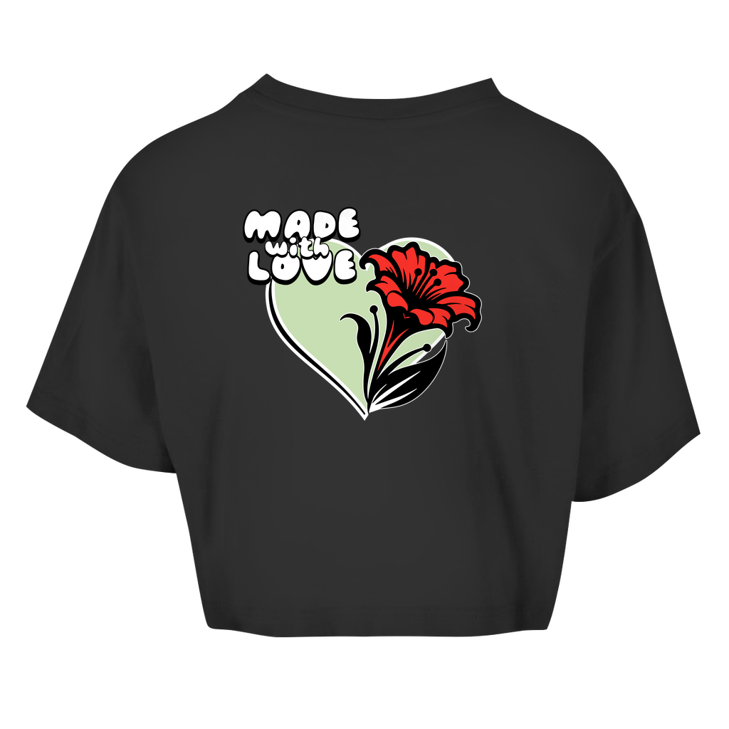 Crop Top Oversize - Flower