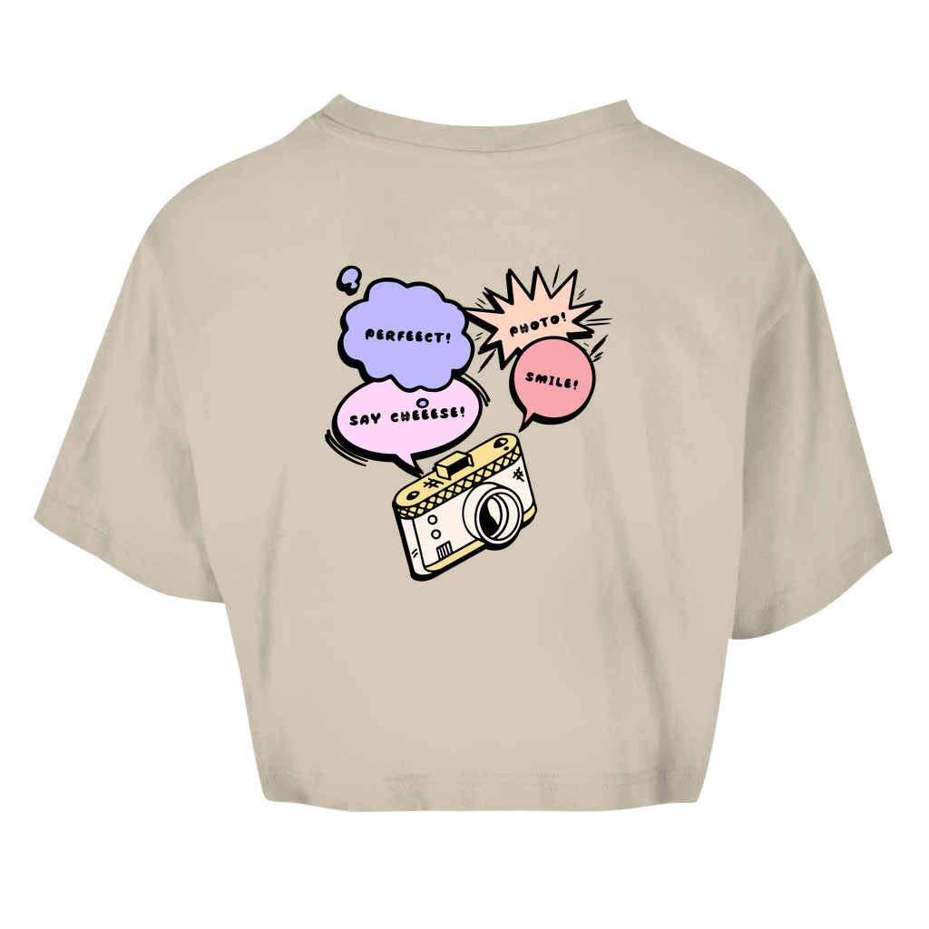Crop Top Oversize - Camera