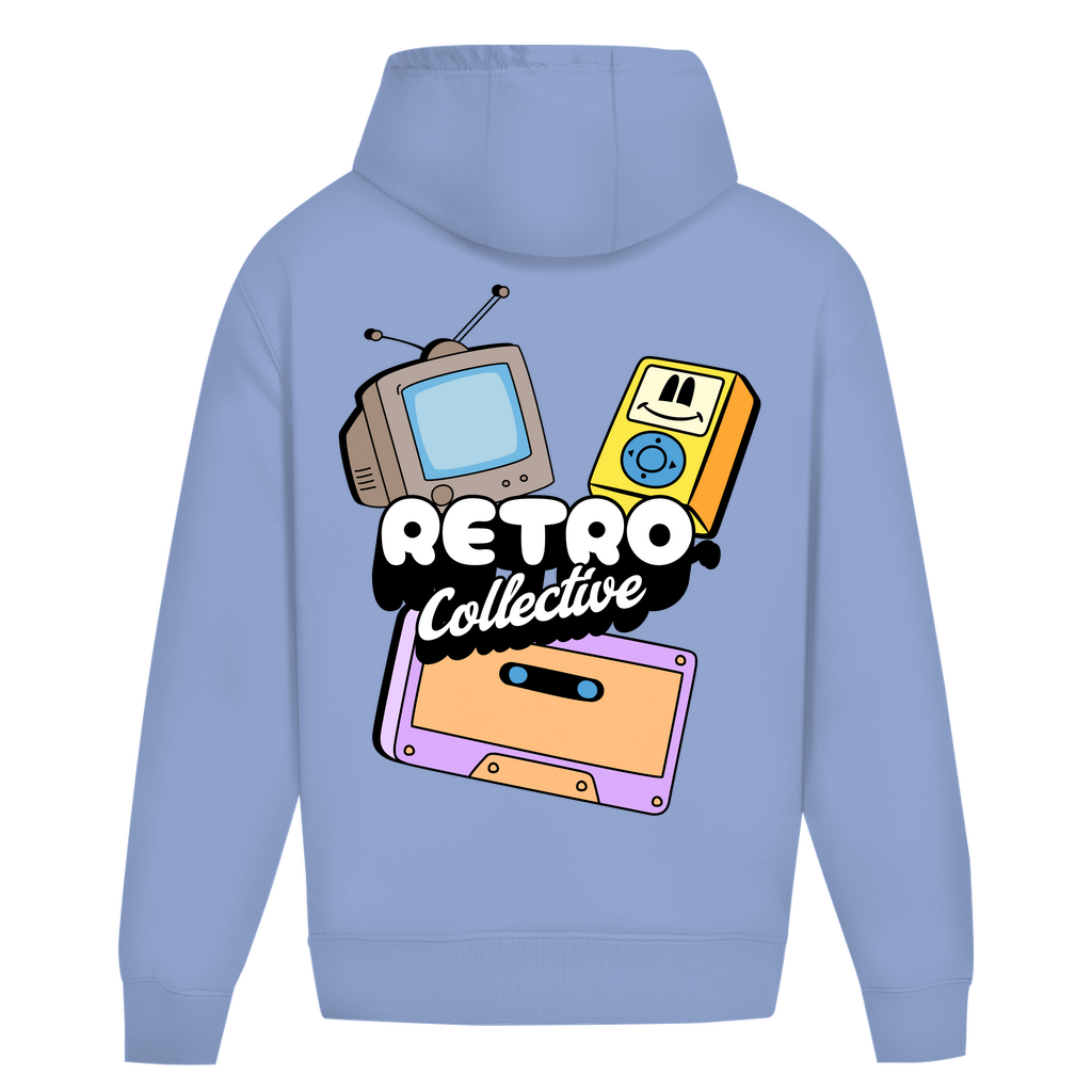 Hoodie ohne Kordel - Retro