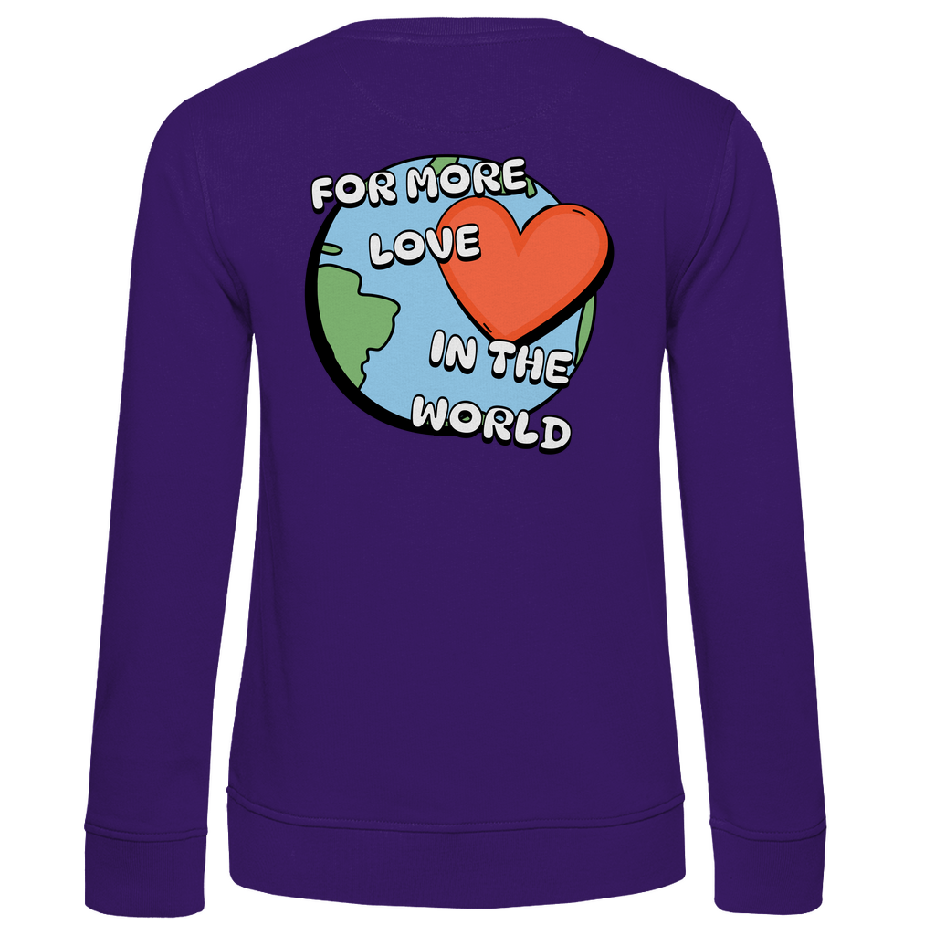 Sweatshirt Damen - World