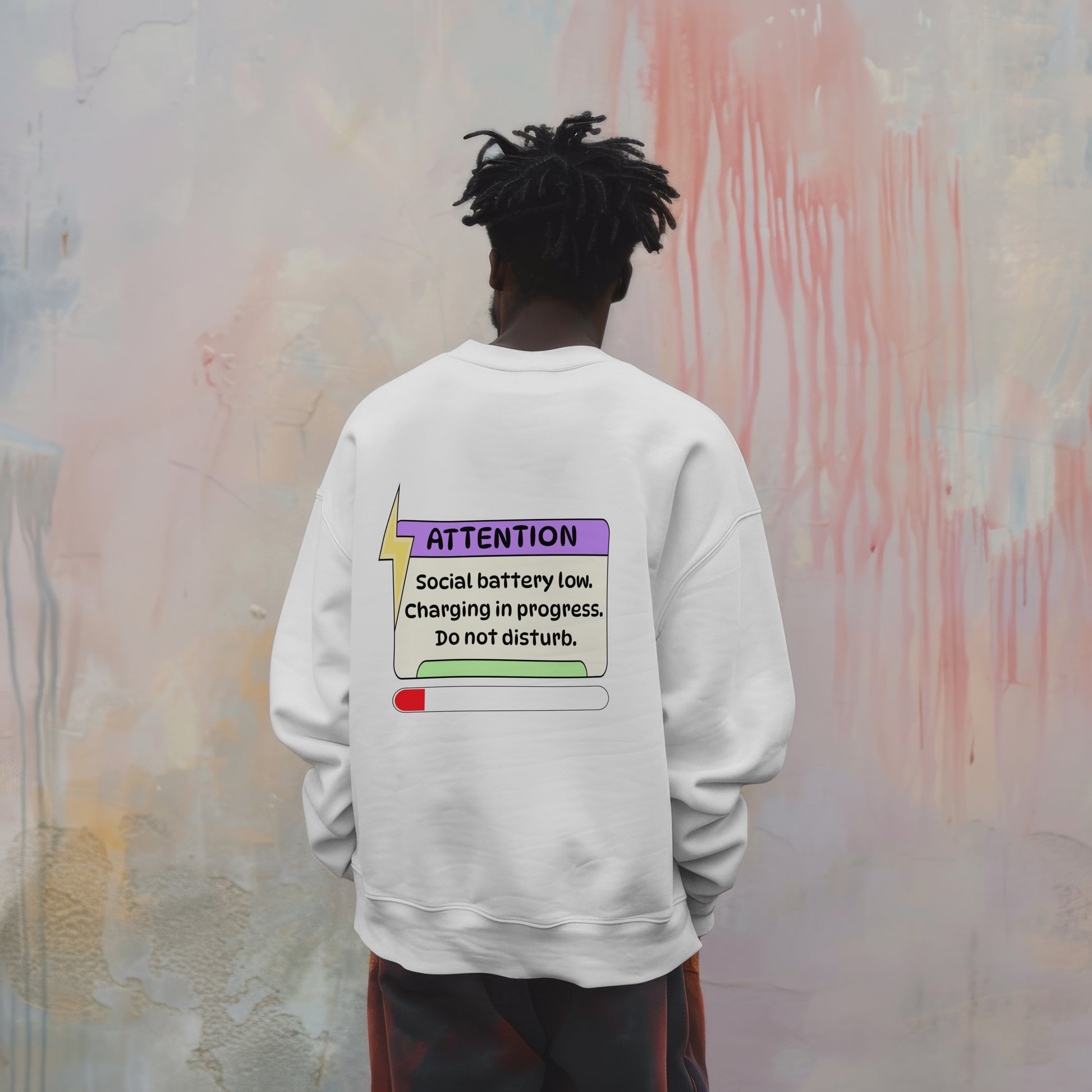 Sweatshirt Herren - Attention