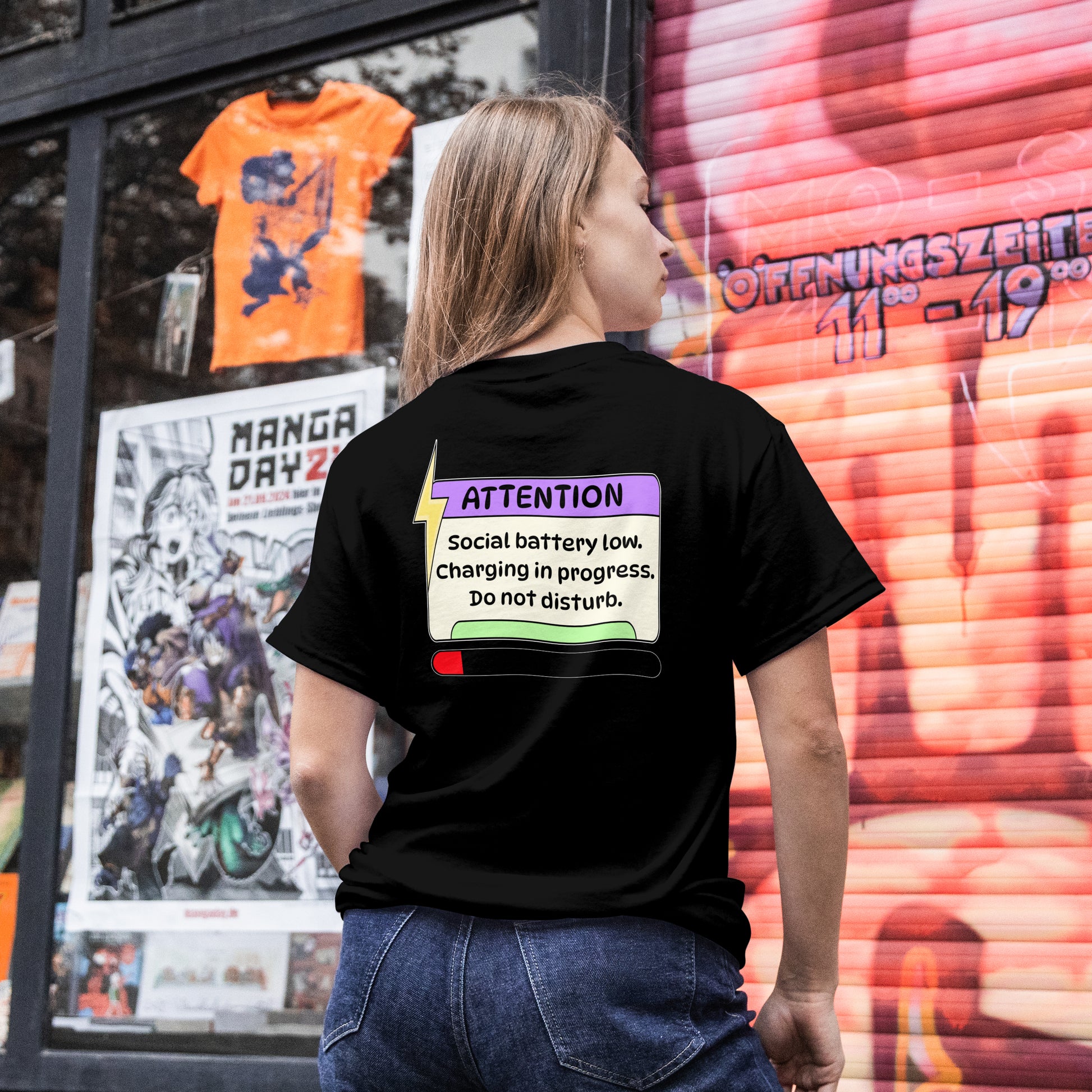 T-Shirt Damen - Attention