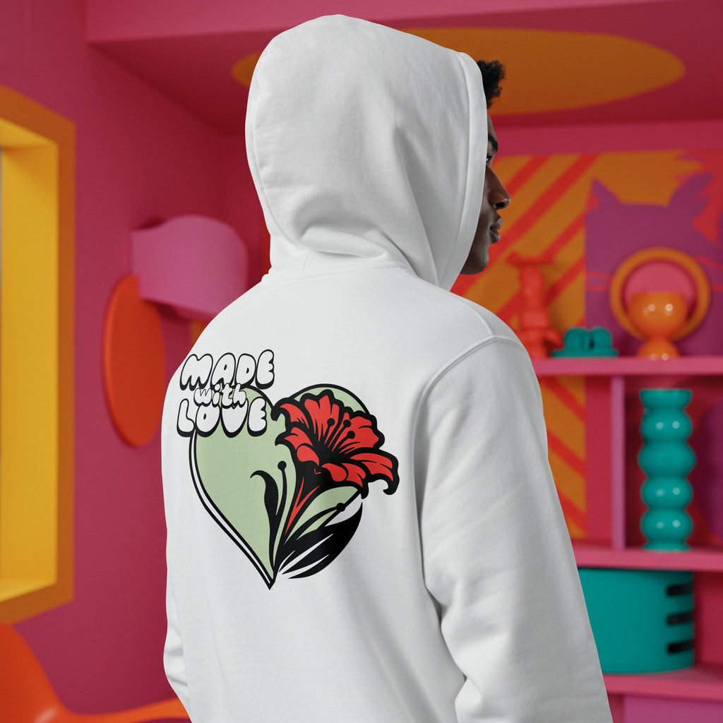 Hoodie ohne Kordel - Flower