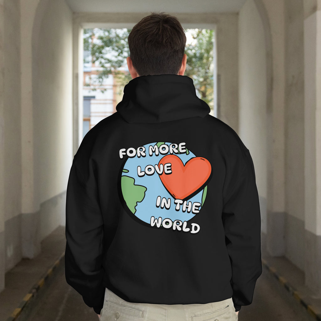 Hoodie ohne Kordel - World