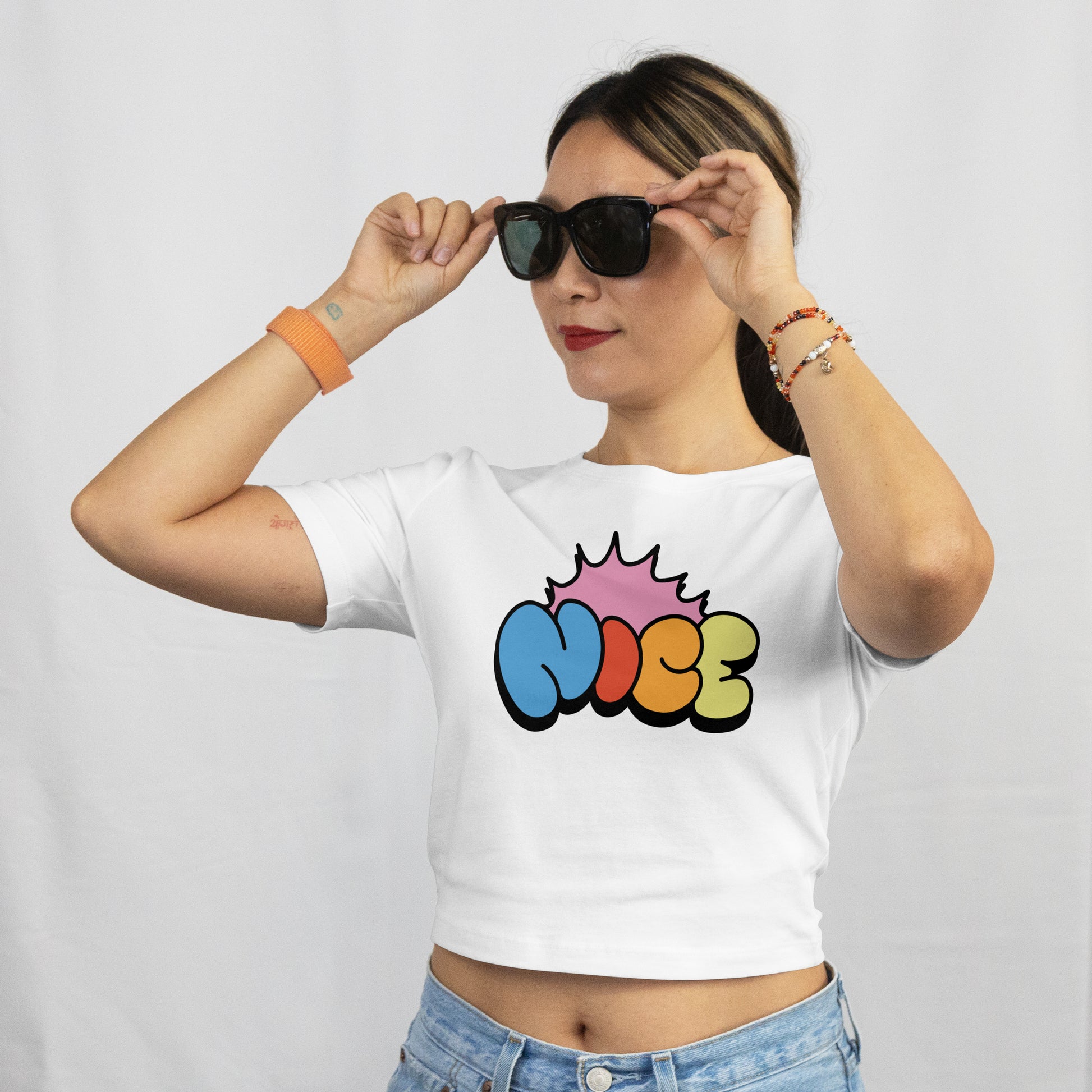 Crop Top Oversize - Nice