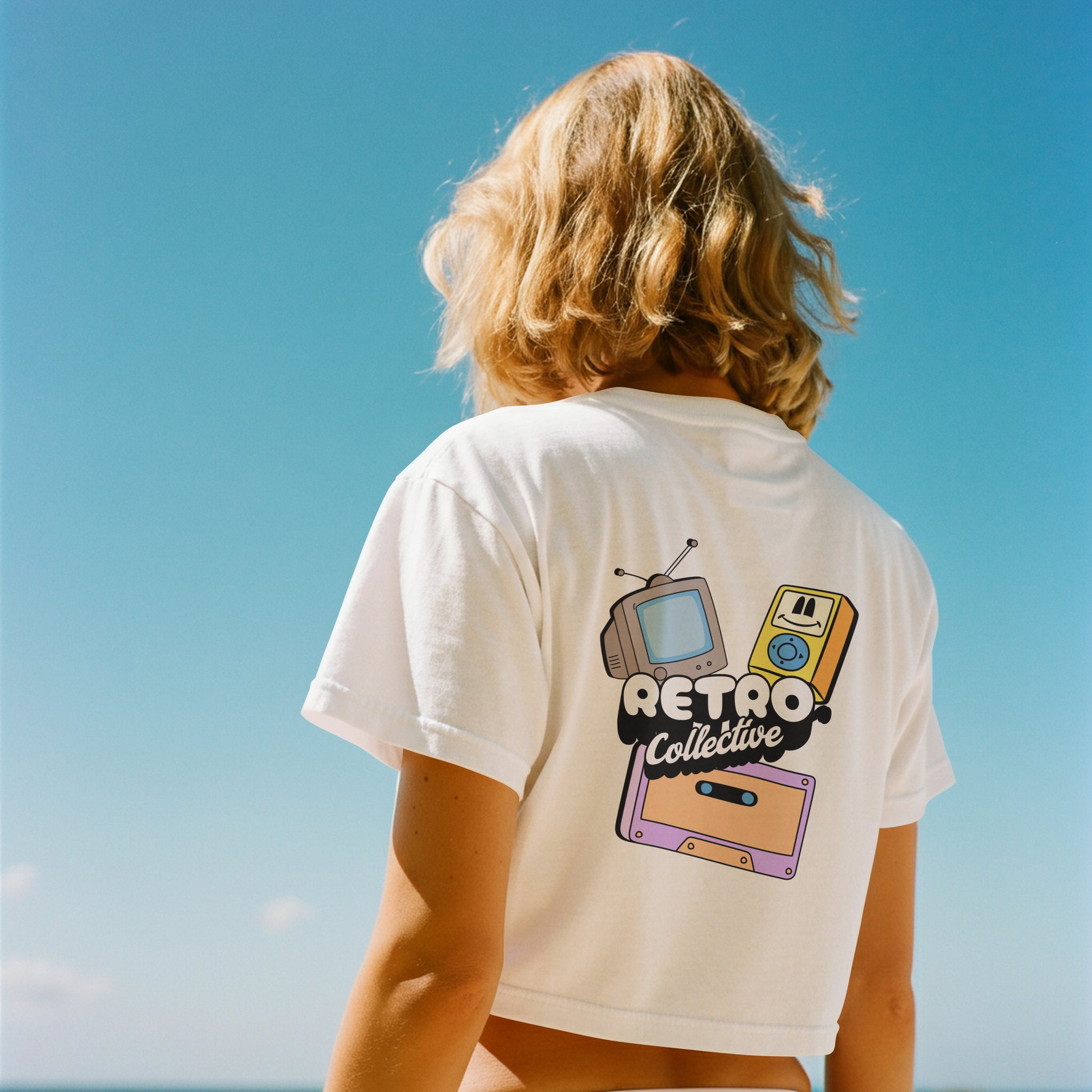 Crop Top Oversize - Retro