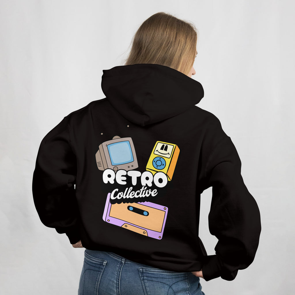 Hoodie ohne Kordel - Retro