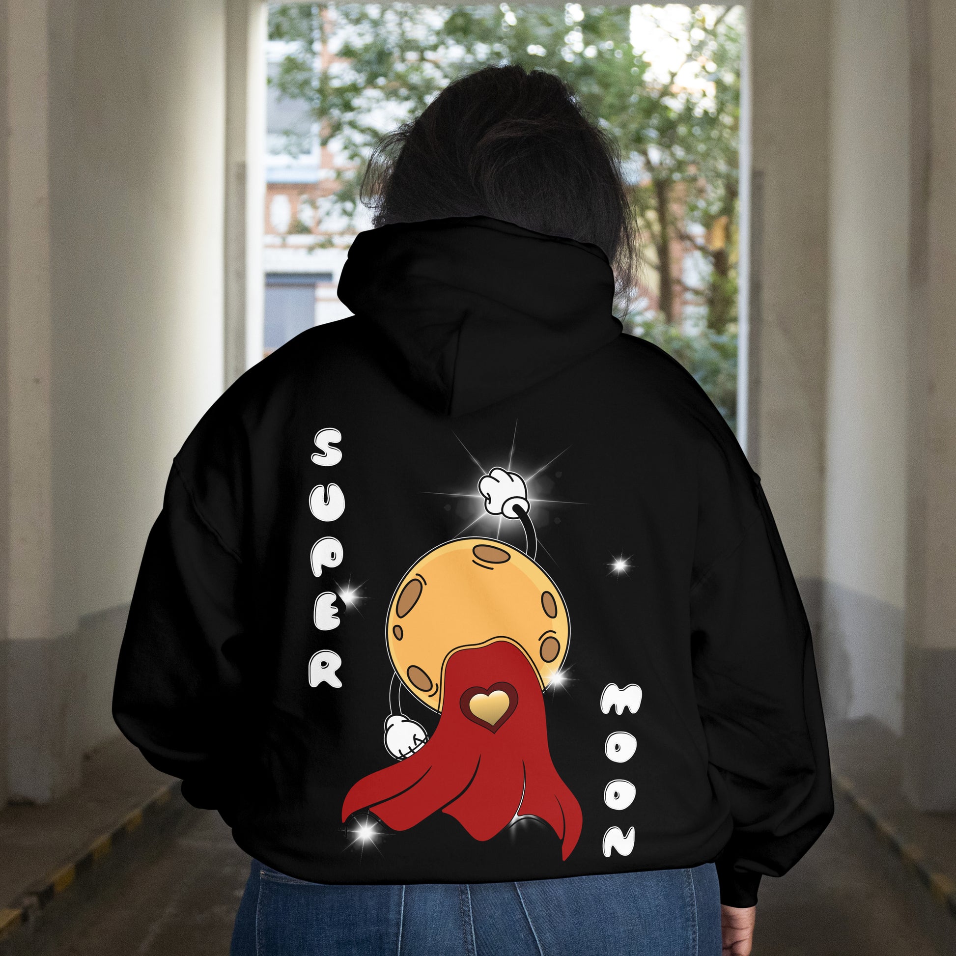 Hoodie ohne Kordel - Moon