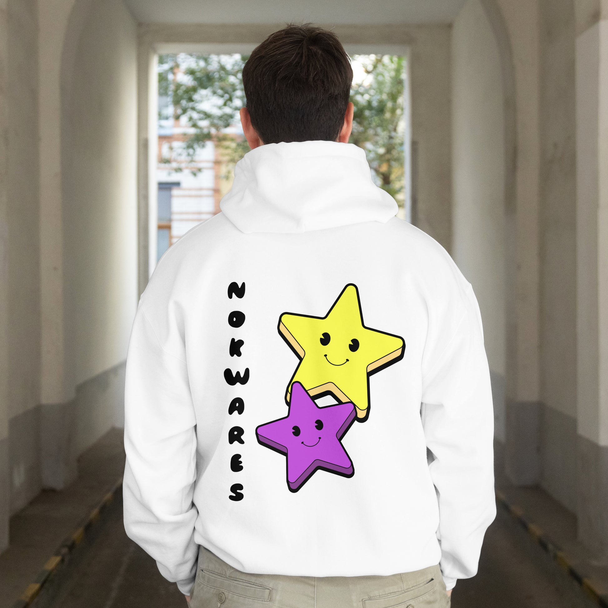 Hoodie ohne Kordel - Star