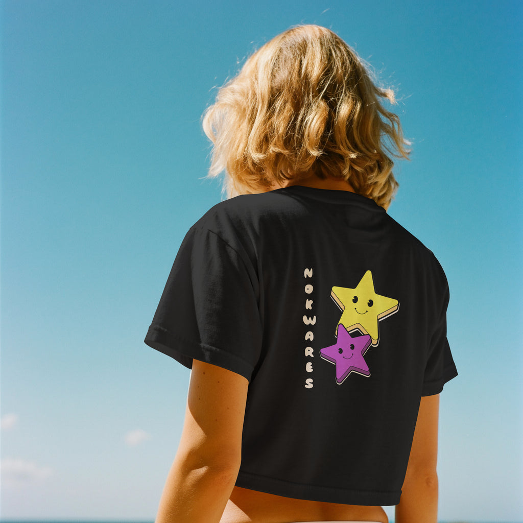 Crop Top Oversize - Star