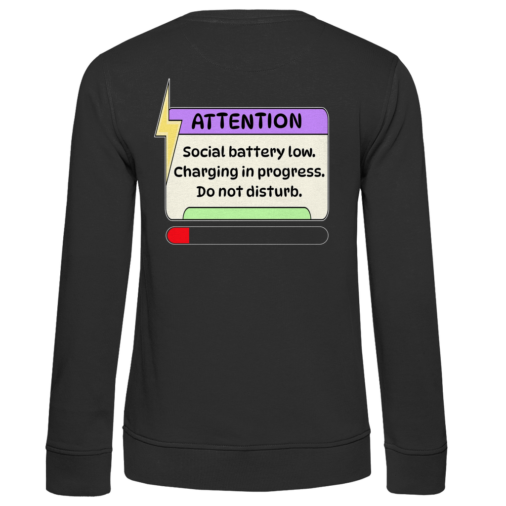 Sweatshirt Damen - Attention