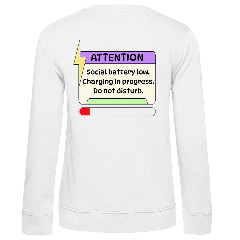 Sweatshirt Damen - Attention