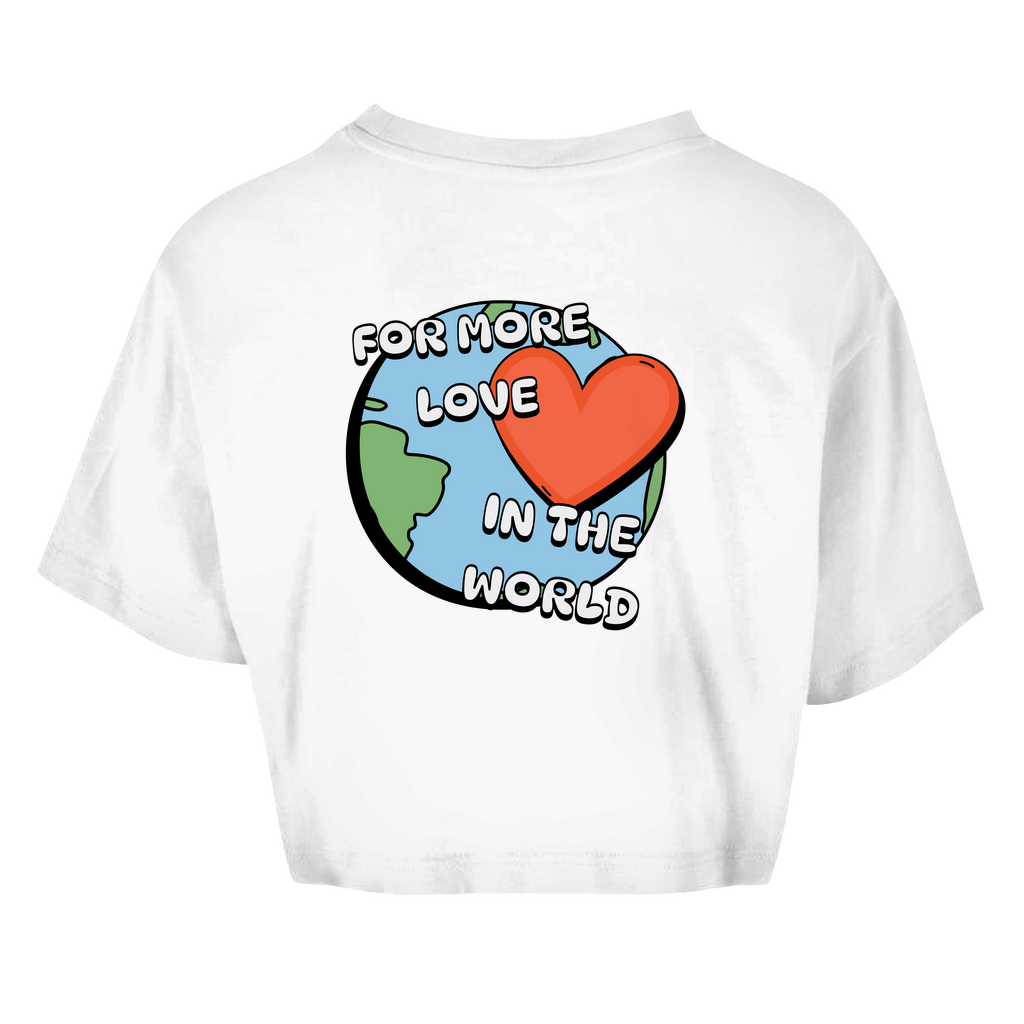 Crop Top Oversize - World