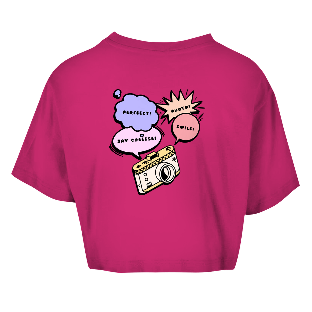 Crop Top Oversize - Camera