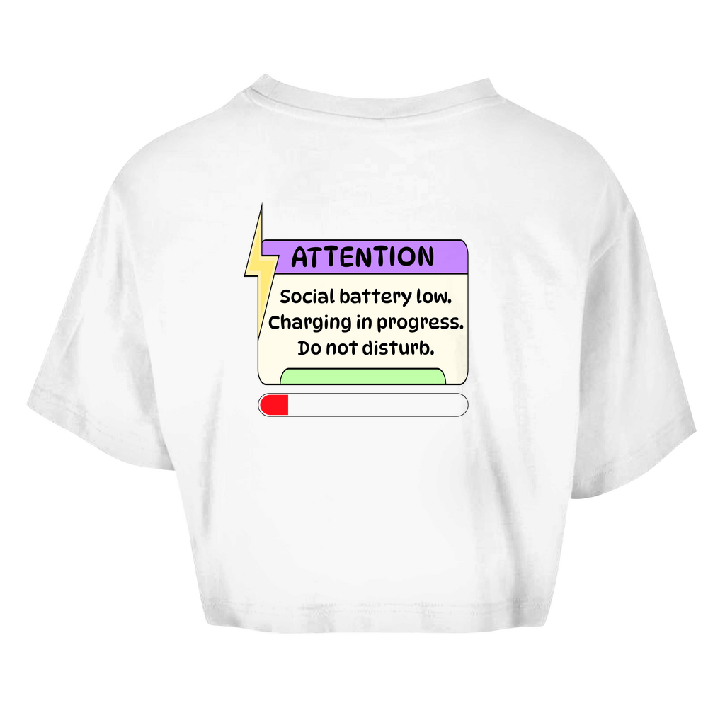 Crop Top Oversize - Attention