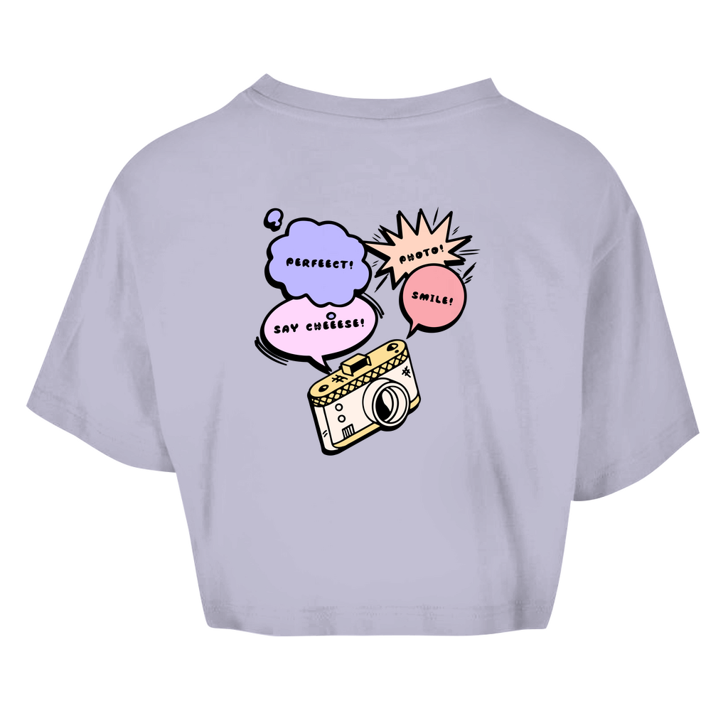 Crop Top Oversize - Camera