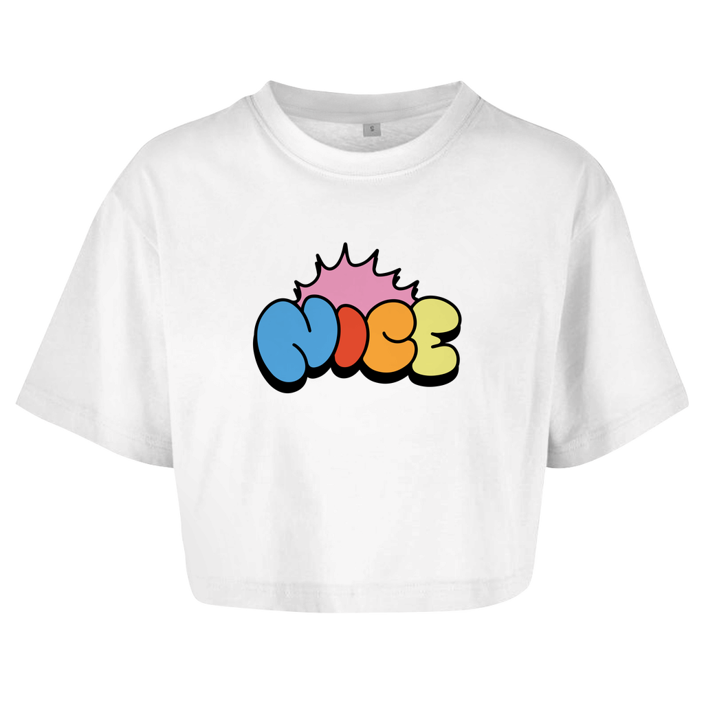 Crop Top Oversize - Nice