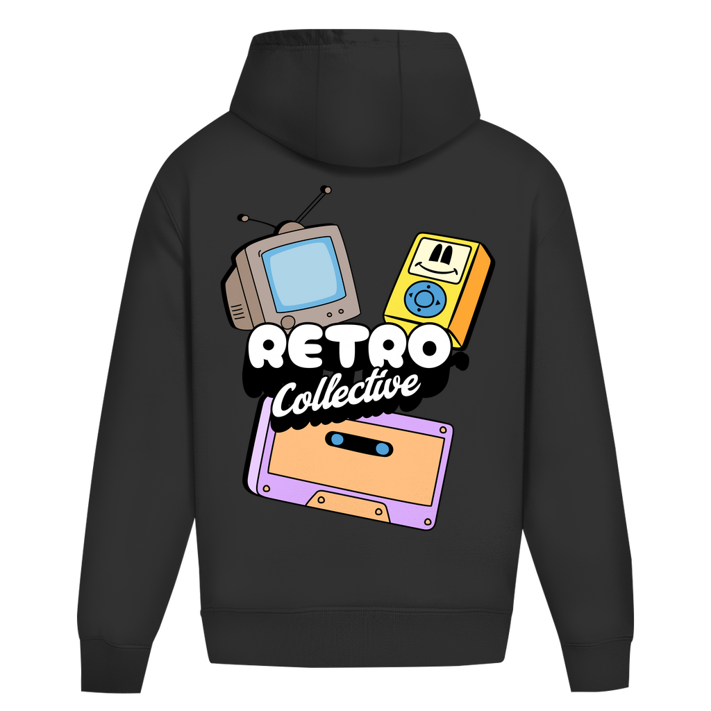 Hoodie ohne Kordel - Retro