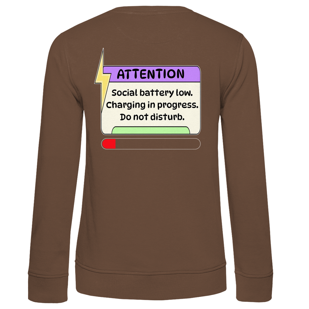 Sweatshirt Damen - Attention