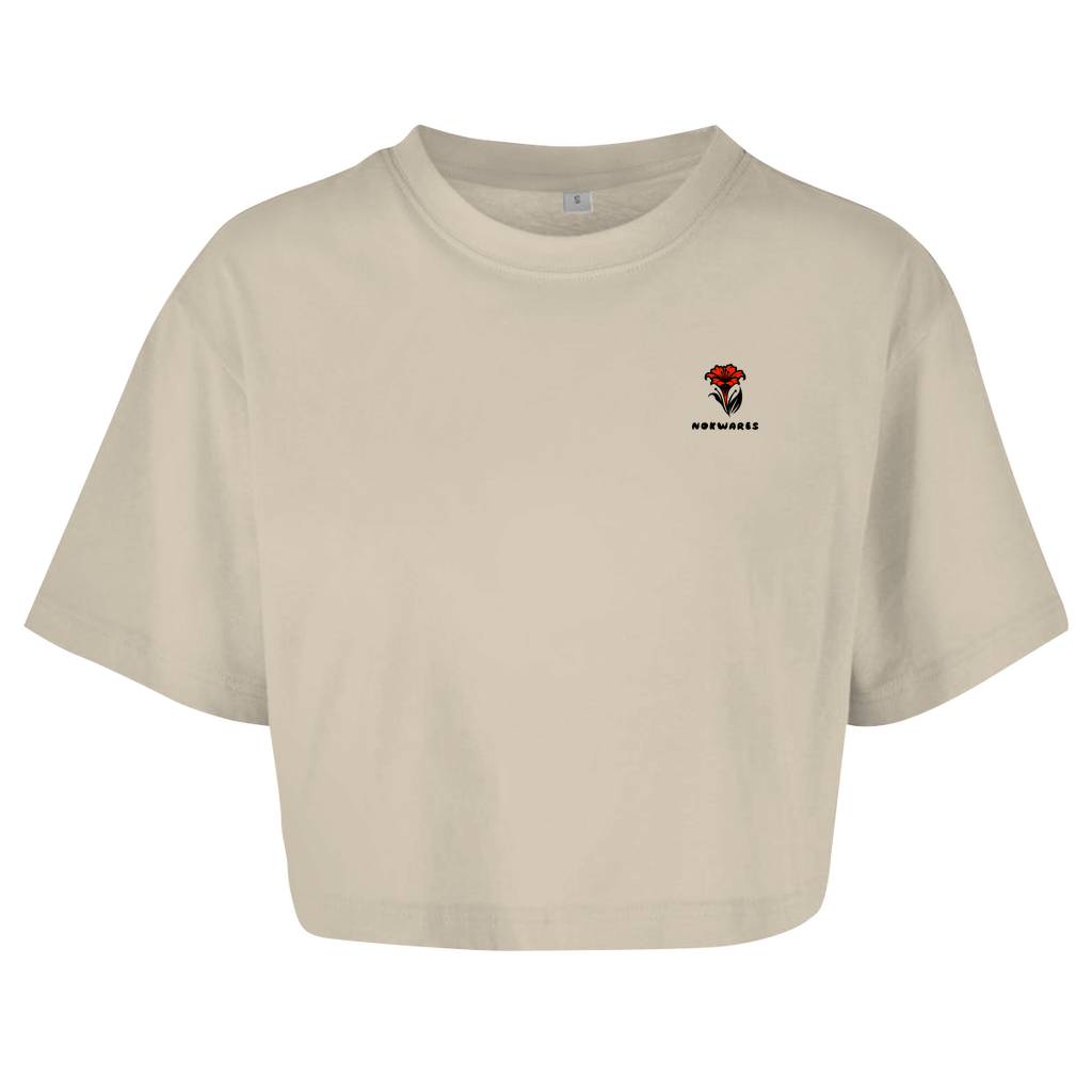 Crop Top Oversize - Flower