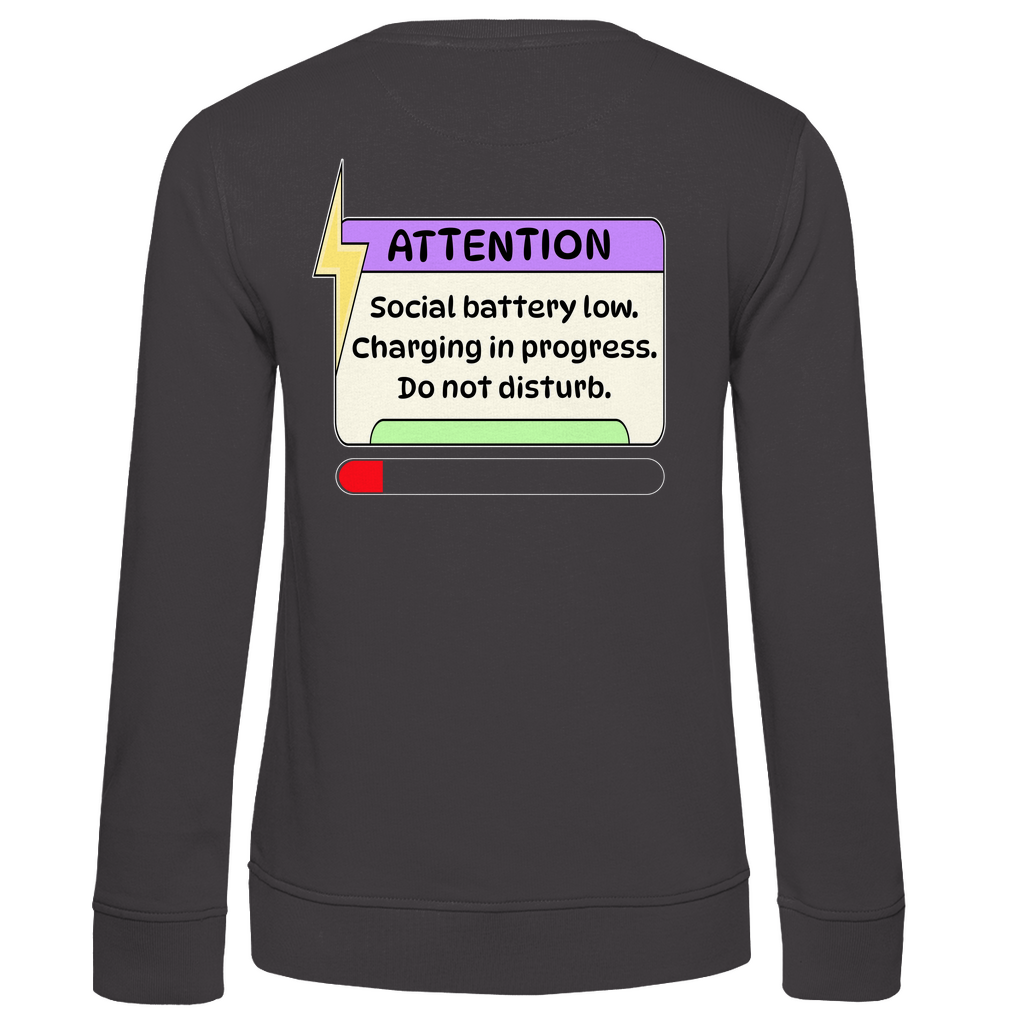Sweatshirt Damen - Attention