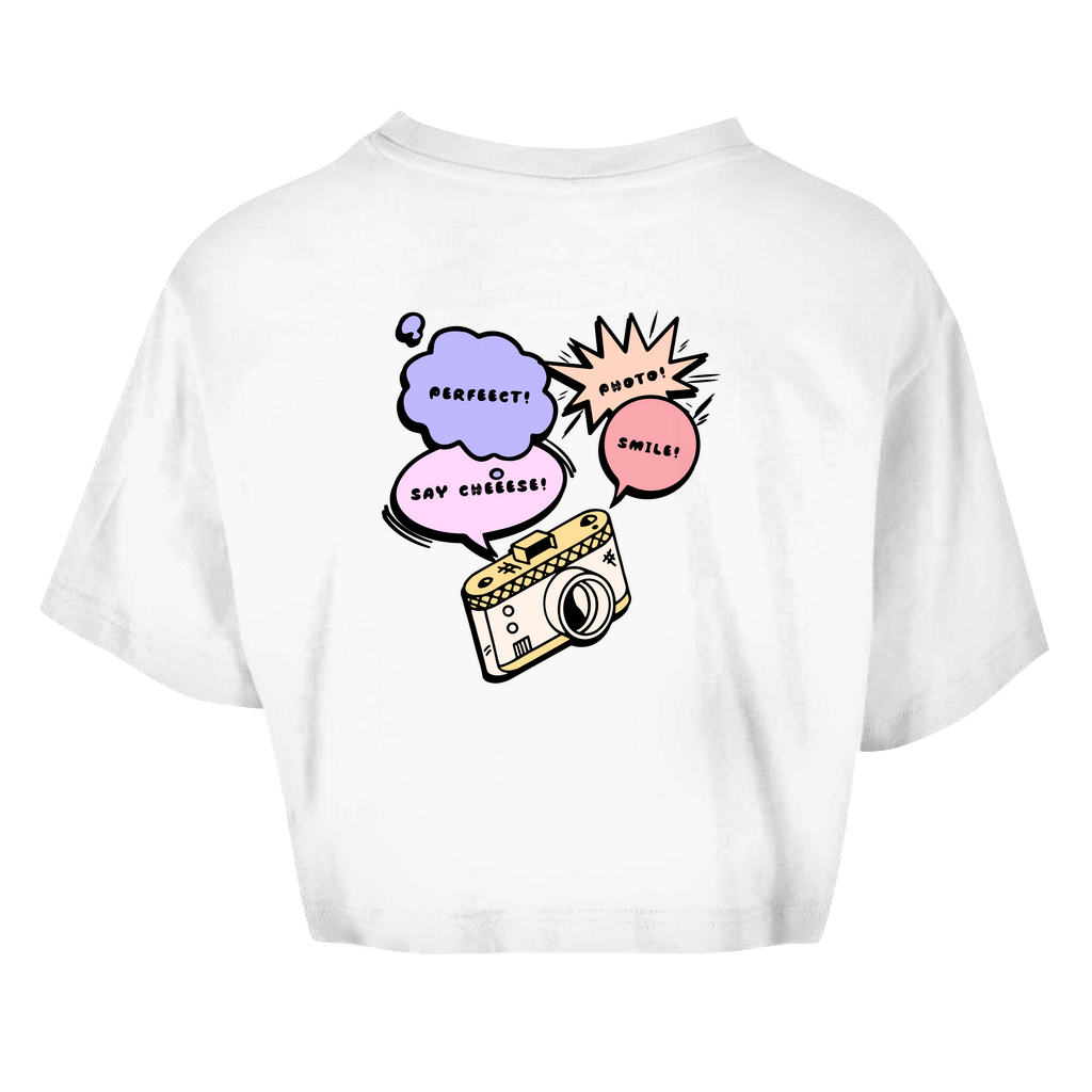 Crop Top Oversize - Camera